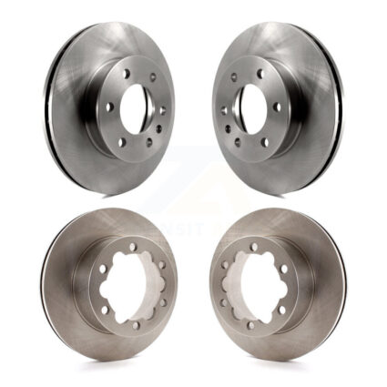 Front Rear Brake Rotors Kit For Mercedes-Benz Sprinter 3500 Dodge 4500 3500XD Freightliner K8-101204