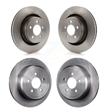 Front Rear Brake Rotors Kit For Jeep Liberty Dodge Nitro With 332mm Diameter Rotor K8-101207