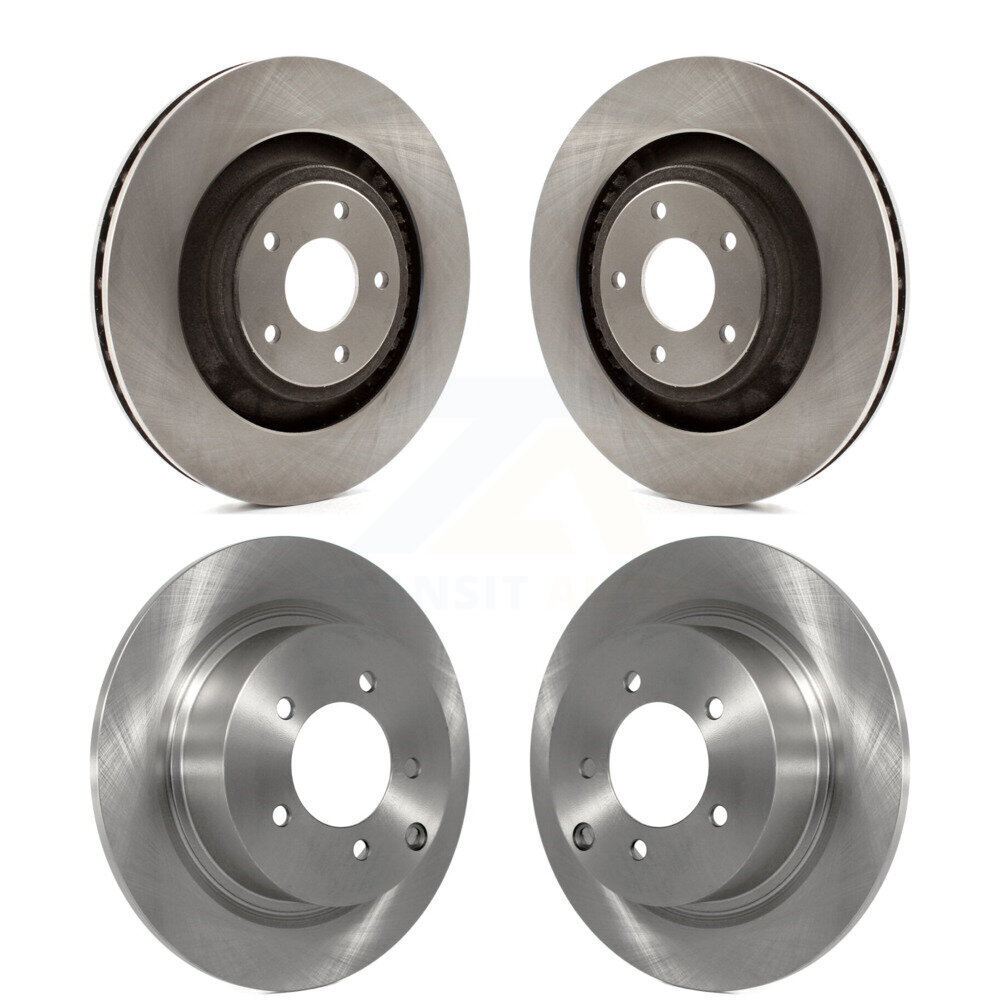 Front Rear Brake Rotors Kit For 08-09 Dodge Caliber SRT-4 With 340mm Diameter Rotor K8-101209