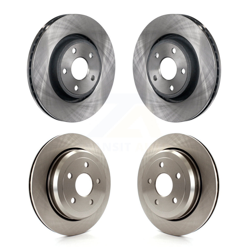 Front Rear Disc Brake Rotors Kit For 2022 Jeep Grand Cherokee WK With Vented K8-101212