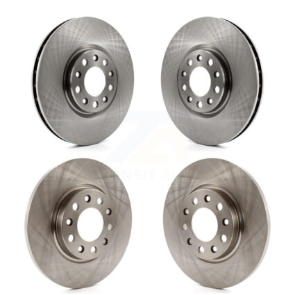 Front Rear Disc Brake Rotor Kit For 2015-2017 Chrysler 200 With 305mm Diameter K8-101218