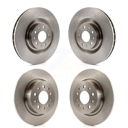 Front Rear Disc Brake Rotors Kit For 2014-2020 Fiat 500L K8-101224