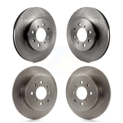 Front Rear Disc Brake Rotors Kit For Honda Civic Acura EL K8-101234