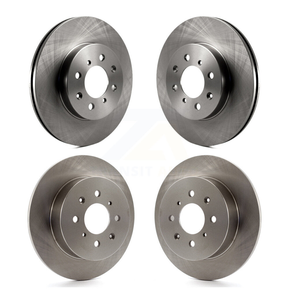 Front Rear Disc Brake Rotors Kit For Honda Civic Acura EL K8-101234