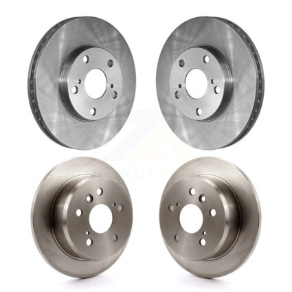 Front Rear Disc Brake Rotors Kit For 2002-2006 Toyota Camry With 275mm Diameter Rotor K8-101243