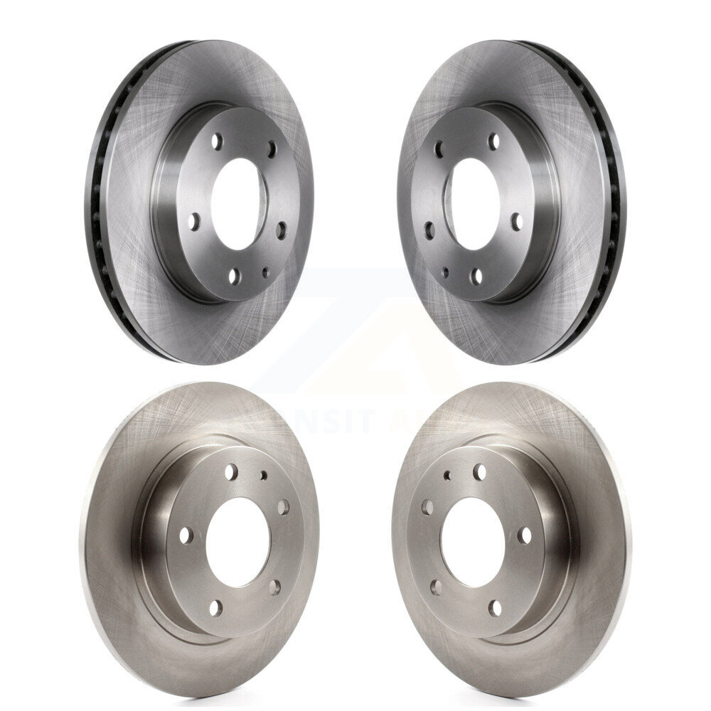 Front Rear Disc Brake Rotors Kit For Mazda Protege Protege5 Ford Probe MX-6 626 K8-101246