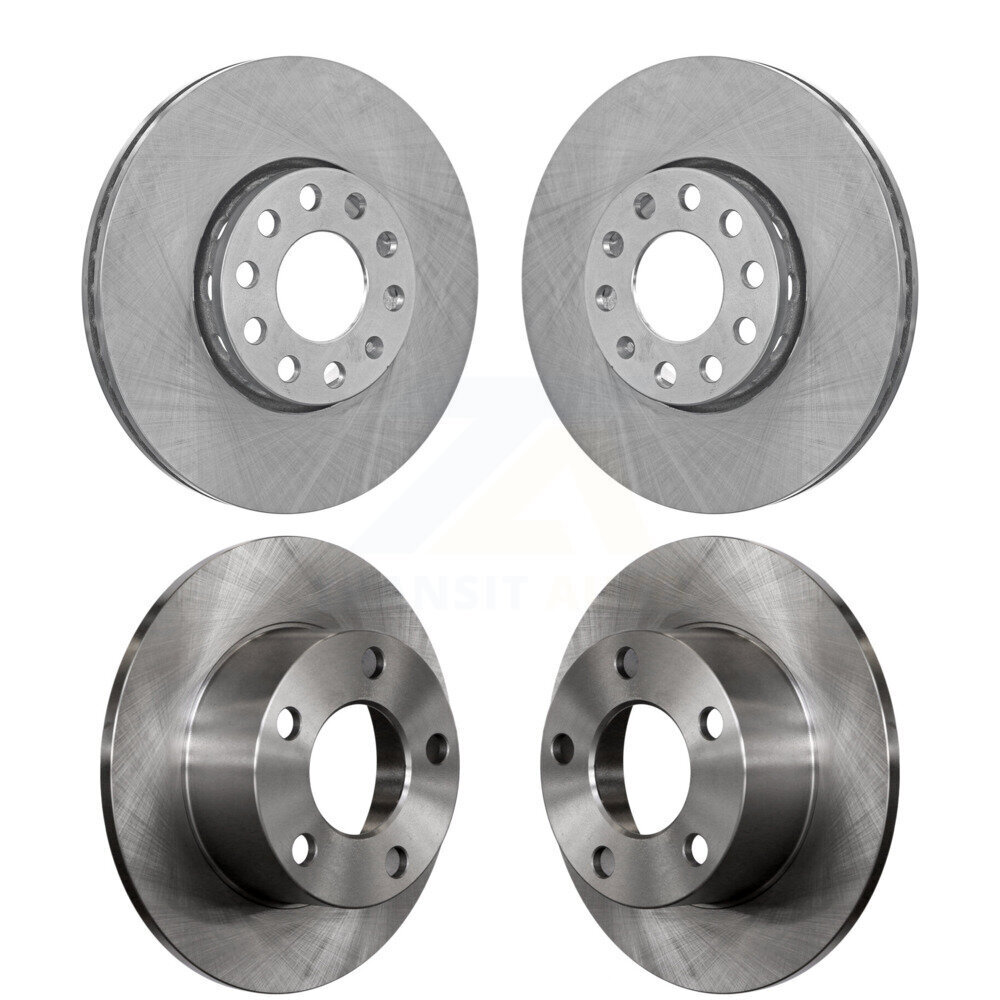 Front Rear Disc Brake Rotors Kit For Volkswagen Passat Audi 100 Quattro A6 S6 K8-101249