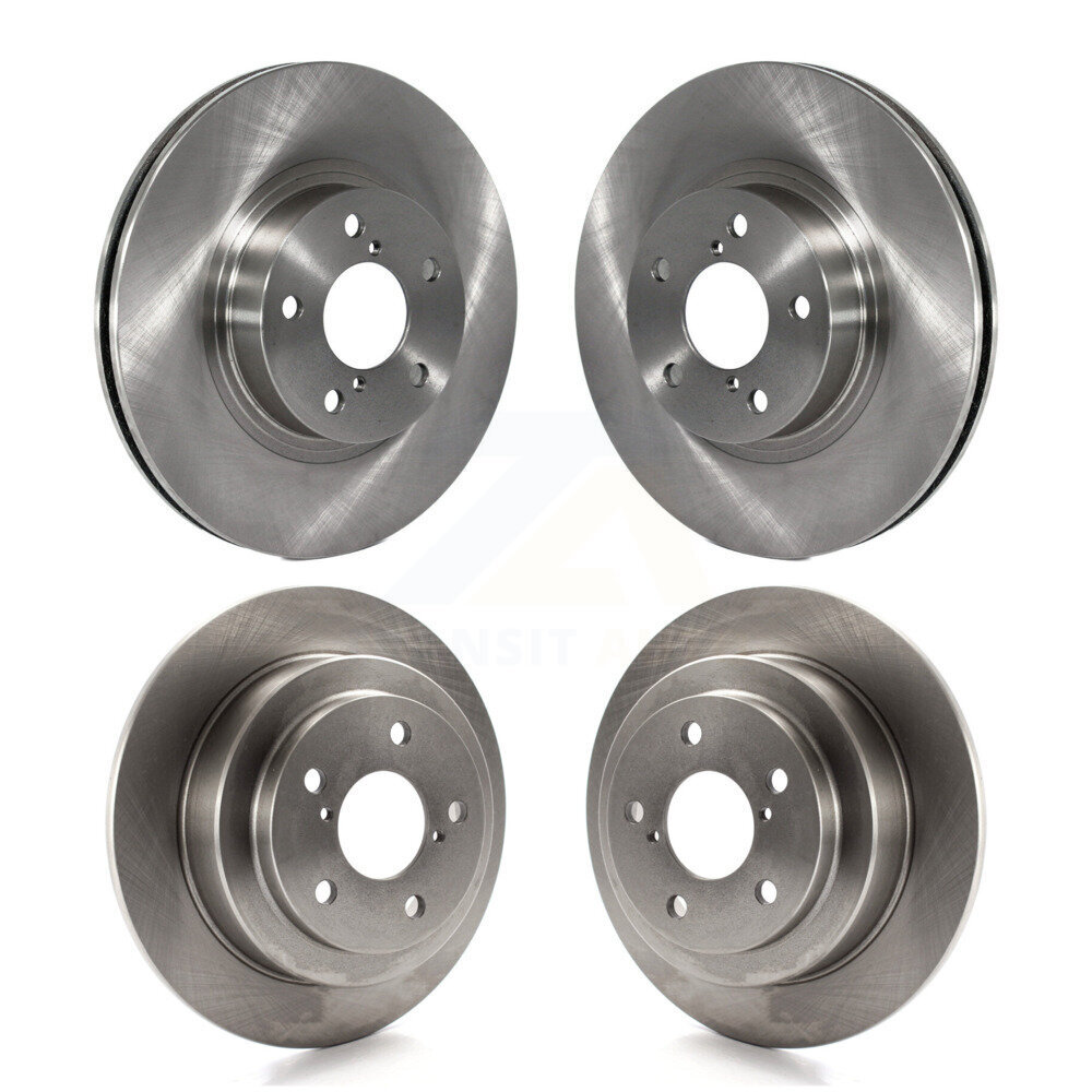 Front Rear Disc Brake Rotors Kit For Subaru Impreza Forester Legacy Saab 9-2X K8-101260