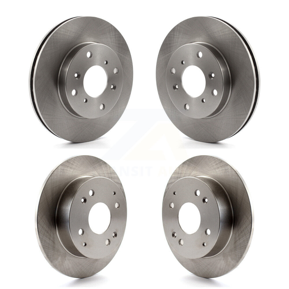 Front Rear Disc Brake Rotors Kit For Honda Accord Acura CL 2.3L K8-101267