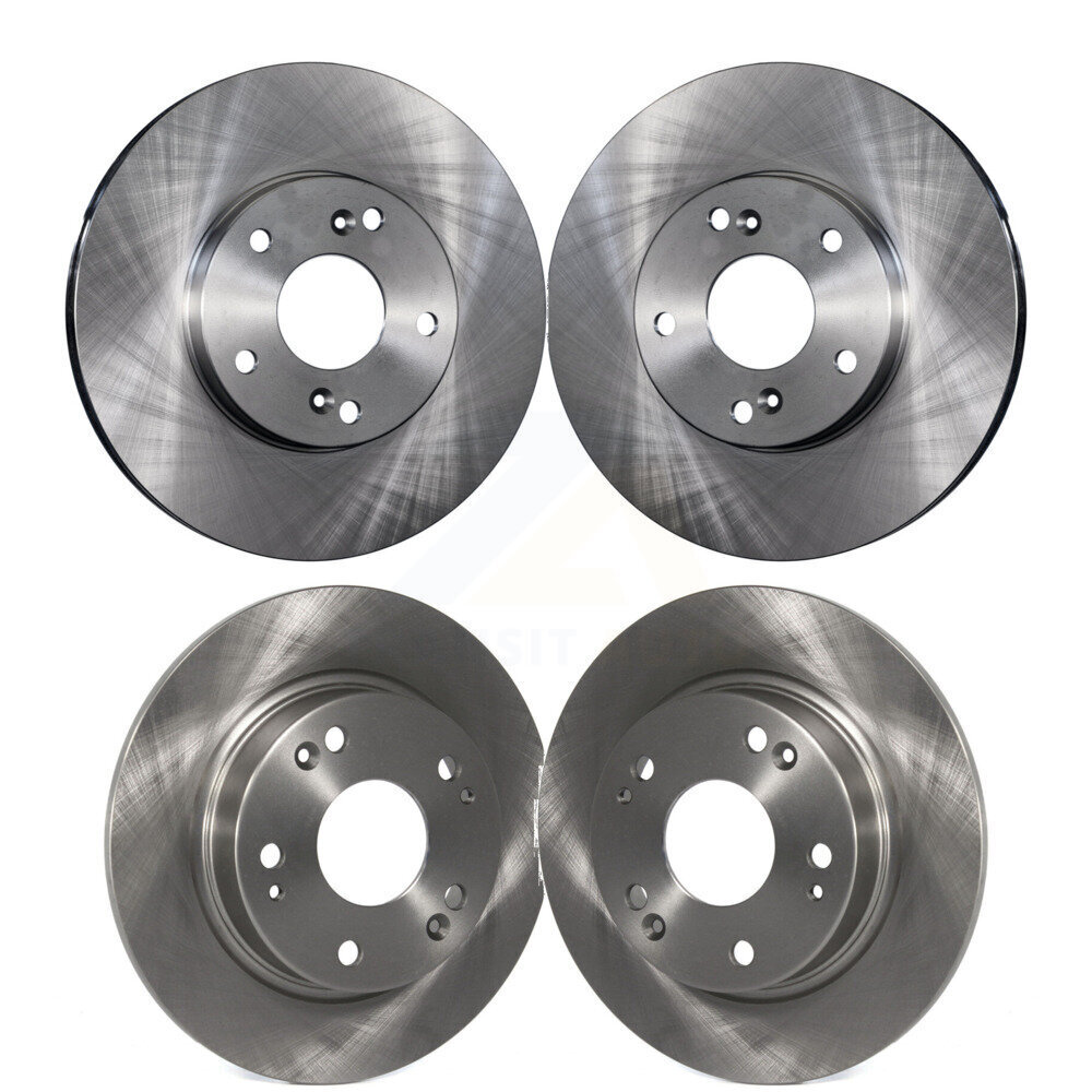 Front Rear Disc Brake Rotors Kit For Honda Civic Acura CSX ILX K8-101271
