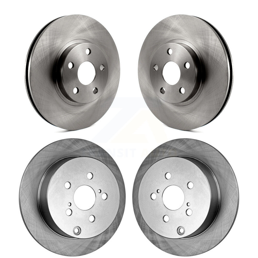 Front Rear Disc Brake Rotors Kit For Toyota Matrix Corolla Pontiac Vibe Celica Scion tC K8-101298