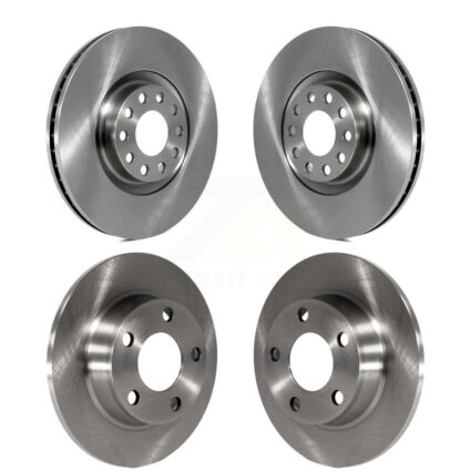 Front Rear Brake Rotors Kit For 2001-2005 Audi Allroad Quattro With Single Piston Caliper K8-101314