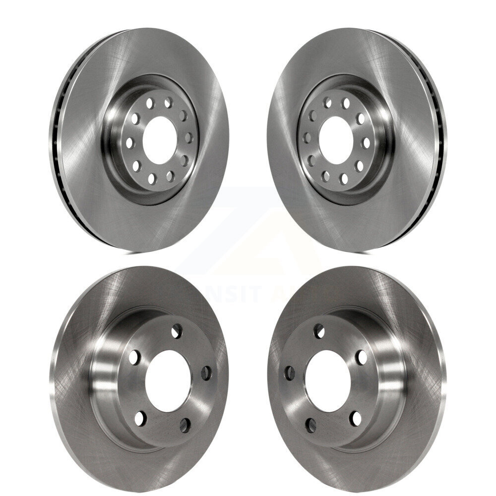 Front Rear Brake Rotors Kit For 2001-2005 Audi Allroad Quattro With Single Piston Caliper K8-101314