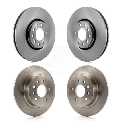 Front Rear Disc Brake Rotors Kit For 2000-2001 Saab 9-5 With 308mm Diameter Rotor K8-101320