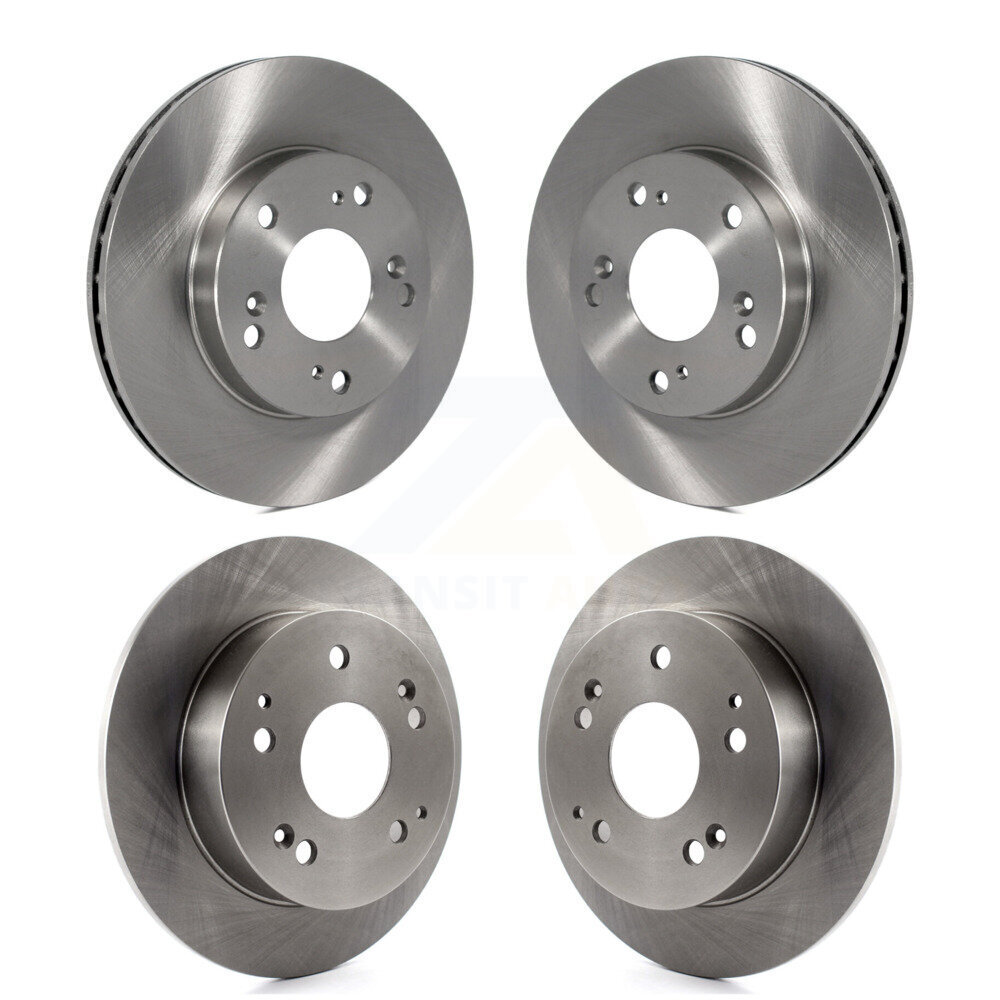 Front Rear Disc Brake Rotors Kit For Honda Civic Acura RSX K8-101321