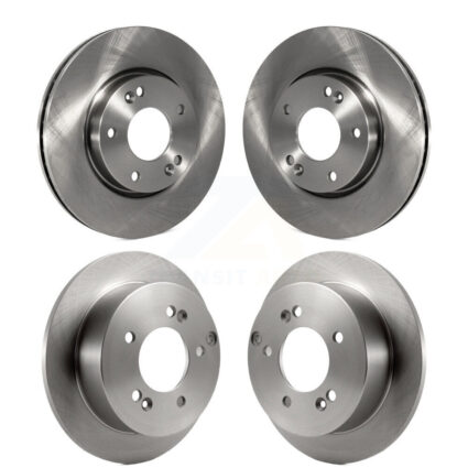 Front Rear Disc Brake Rotors Kit For Hyundai Sonata Tucson Kia Sportage Optima Magentis K8-101333