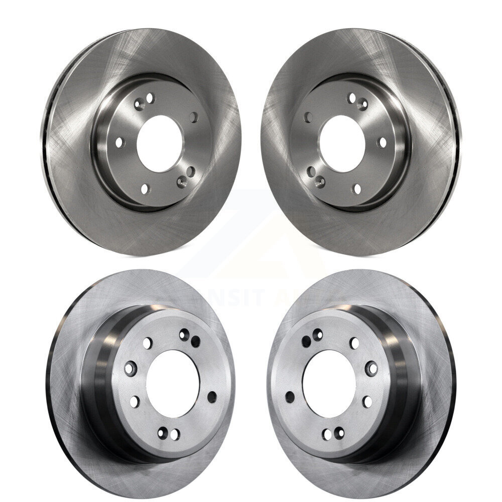 Front Rear Disc Brake Rotors Kit For Hyundai Elantra Tucson Kia Sportage K8-101336