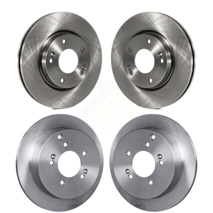 Front Rear Brake Rotors Kit For 2001-2006 Hyundai Santa Fe With 276mm Diameter Rotor K8-101338