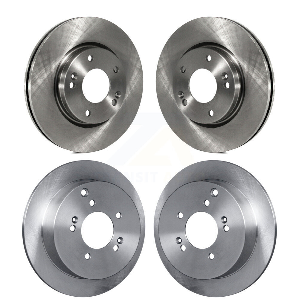 Front Rear Brake Rotors Kit For 2001-2006 Hyundai Santa Fe With 276mm Diameter Rotor K8-101338
