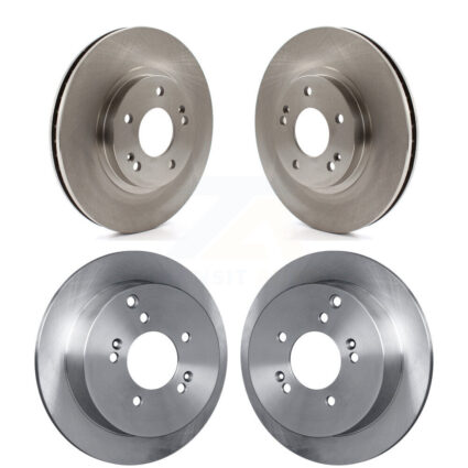 Front Rear Brake Rotors Kit For 2001-2006 Hyundai Santa Fe With 294mm Diameter Rotor K8-101339