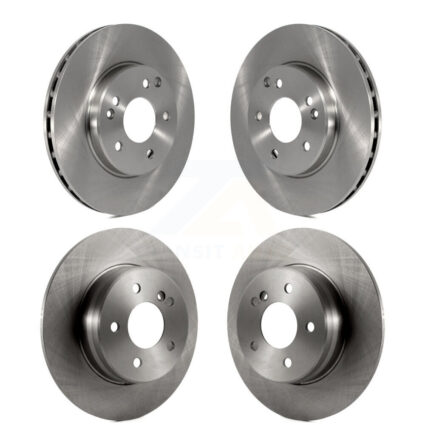Front Rear Disc Brake Rotors Kit For 2003-2005 Mercedes-Benz C240 Wagon with RWD K8-101343