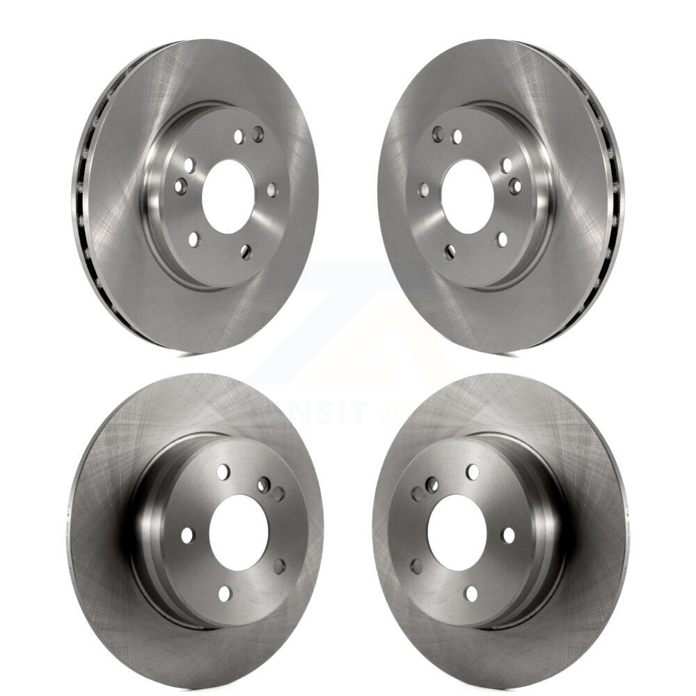 Front Rear Disc Brake Rotors Kit For 2003-2005 Mercedes-Benz C240 Wagon with RWD K8-101343