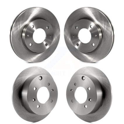 Front Rear Disc Brake Rotors Kit For Hyundai Sonata Kia Optima Magentis K8-101346