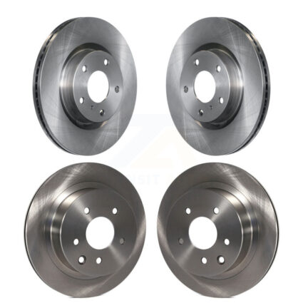 Front Rear Disc Brake Rotors Kit For 2005 INFINITI G35 AWD K8-101347