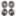 Front Rear Disc Brake Rotors Kit For Toyota Highlander K8-101360