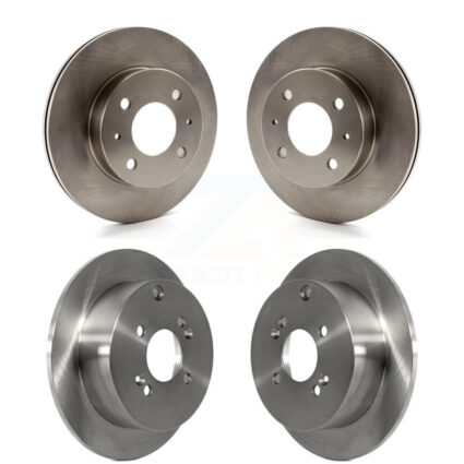 Front Rear Disc Brake Rotors Kit For 2006 Hyundai Accent Hatchback K8-101363
