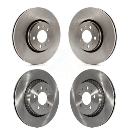 Front Rear Disc Brake Rotors Kit For 2003-2014 Volvo XC90 With 316mm Diameter Rotor K8-101378