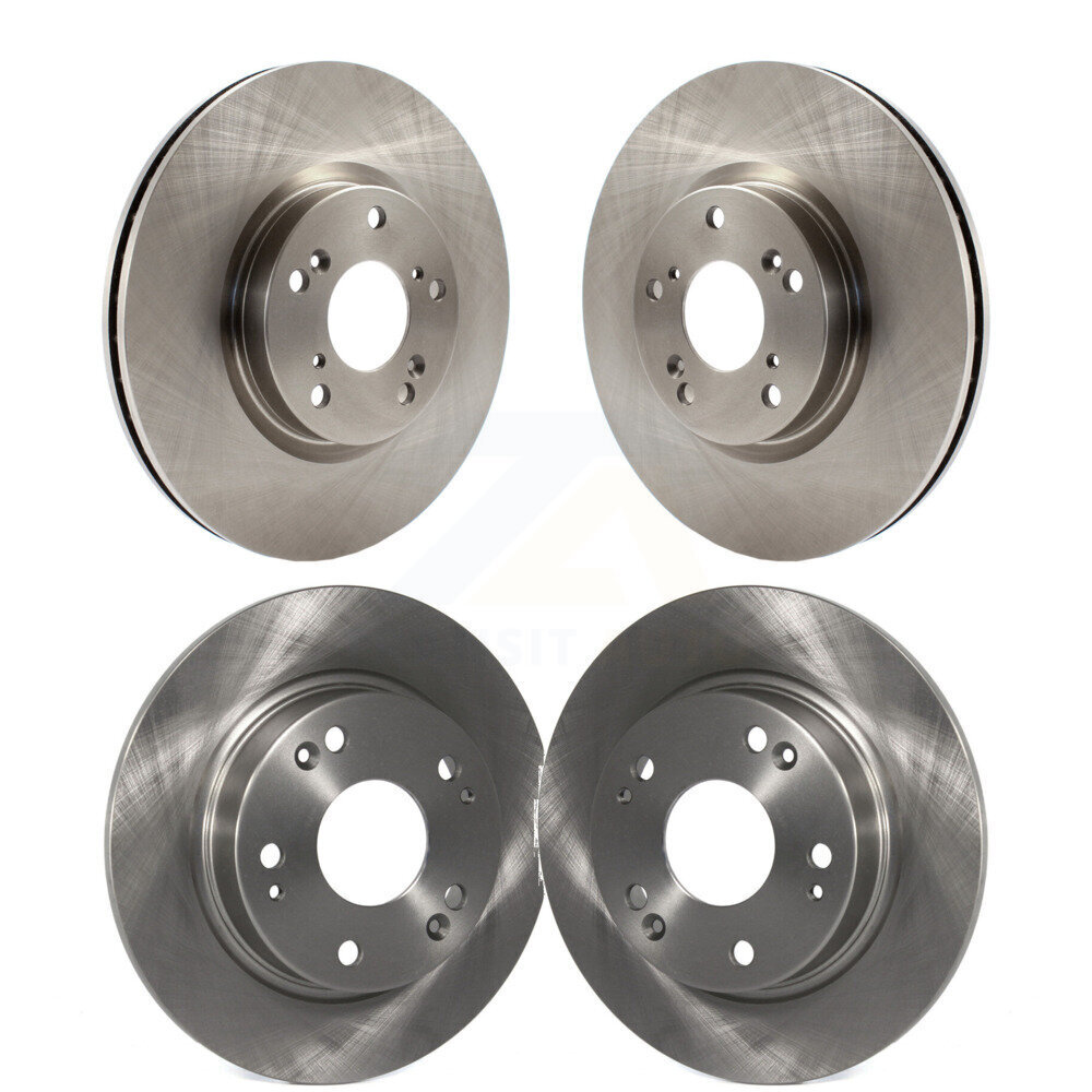 Front Rear Disc Brake Rotors Kit For Honda Civic Acura CSX ILX K8-101396