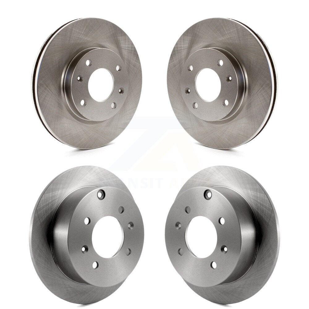 Front Rear Disc Brake Rotors Kit For Hyundai Sonata Kia Optima Magentis K8-101397
