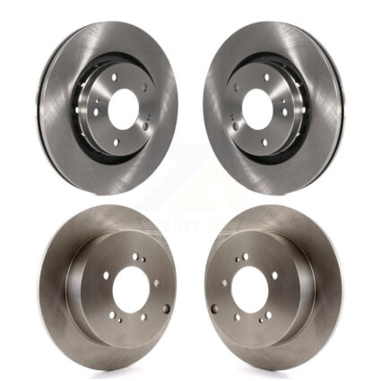 Front Rear Disc Brake Rotors Kit For 2009 Mitsubishi Lancer Ralliart To 03 09 K8-101405