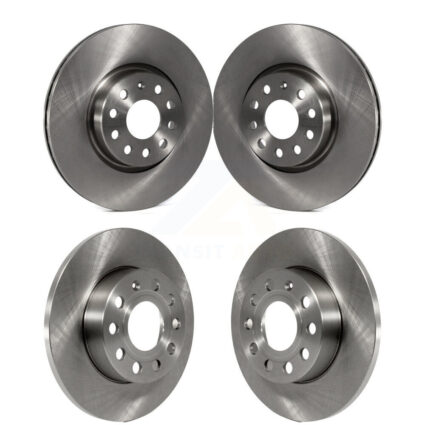 Front Rear Disc Brake Rotors Kit For 2008 Audi A3 Quattro With 260mm Diameter Rotor K8-101420