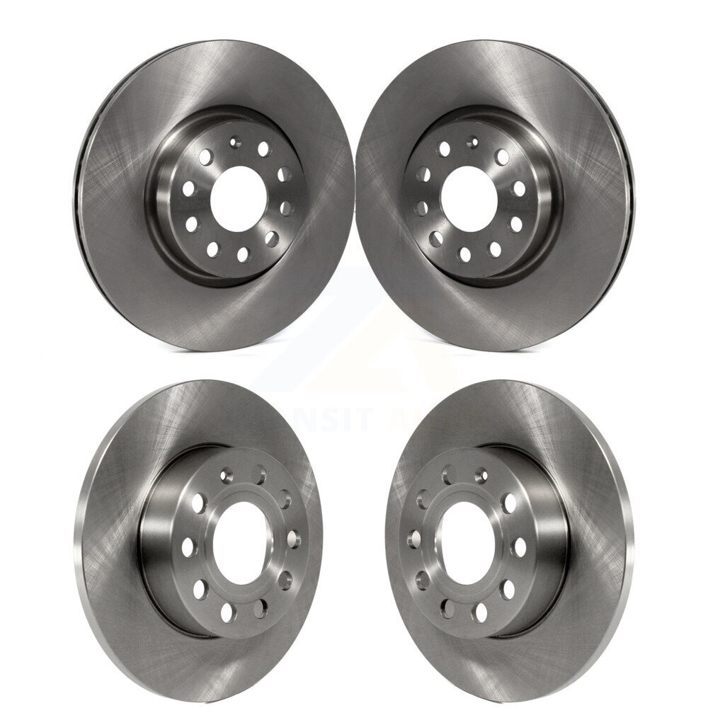 Front Rear Disc Brake Rotors Kit For 2008 Audi A3 Quattro With 260mm Diameter Rotor K8-101420
