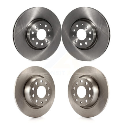 Front Rear Brake Rotors Kit For Volkswagen Tiguan CC Audi Q3 Quattro GTI Passat A3 Limited K8-101423