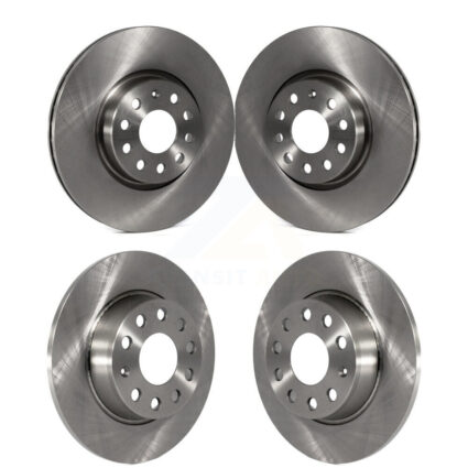 Front Rear Brake Rotor Kit For Volkswagen Passat Taos Audi GTI A3 Quattro Golf Alltrack TT K8-101424