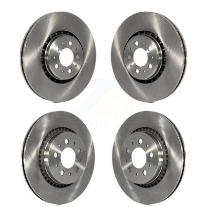 Front Rear Disc Brake Rotors Kit For 2003-2014 Volvo XC90 With 336mm Diameter Rotor K8-101432