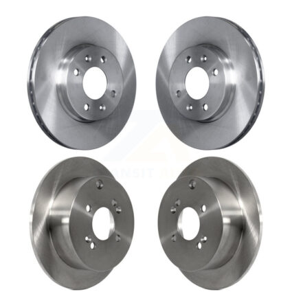 Front Rear Disc Brake Rotors Kit For Hyundai Accent Kia Rio5 Rio K8-101438