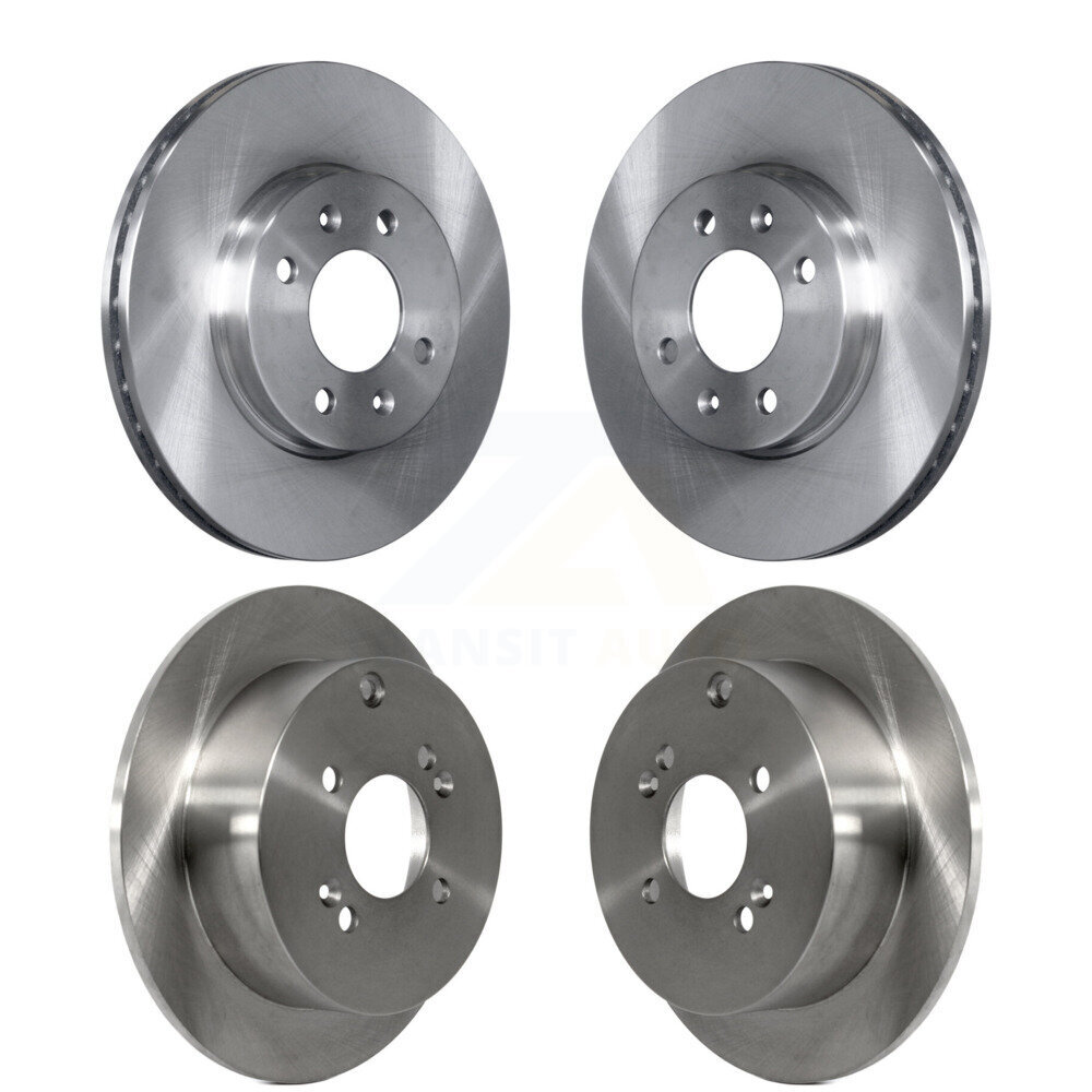 Front Rear Disc Brake Rotors Kit For Hyundai Accent Kia Rio5 Rio K8-101438