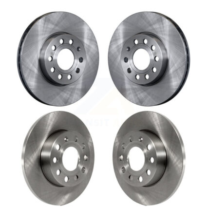 Front Rear Disc Brake Rotors Kit For 2006-2009 Volkswagen Rabbit K8-101442