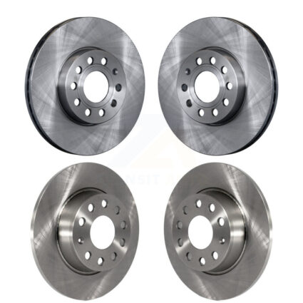 Front Rear Disc Brake Rotor Kit For Volkswagen Golf SportWagen Taos Beetle Audi A3 Quattro K8-101443