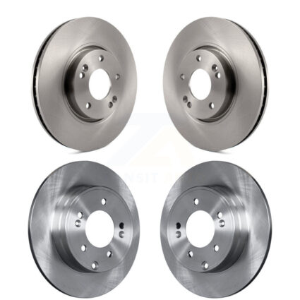 Front Rear Disc Brake Rotors Kit For Hyundai Sonata Kia Optima K8-101446