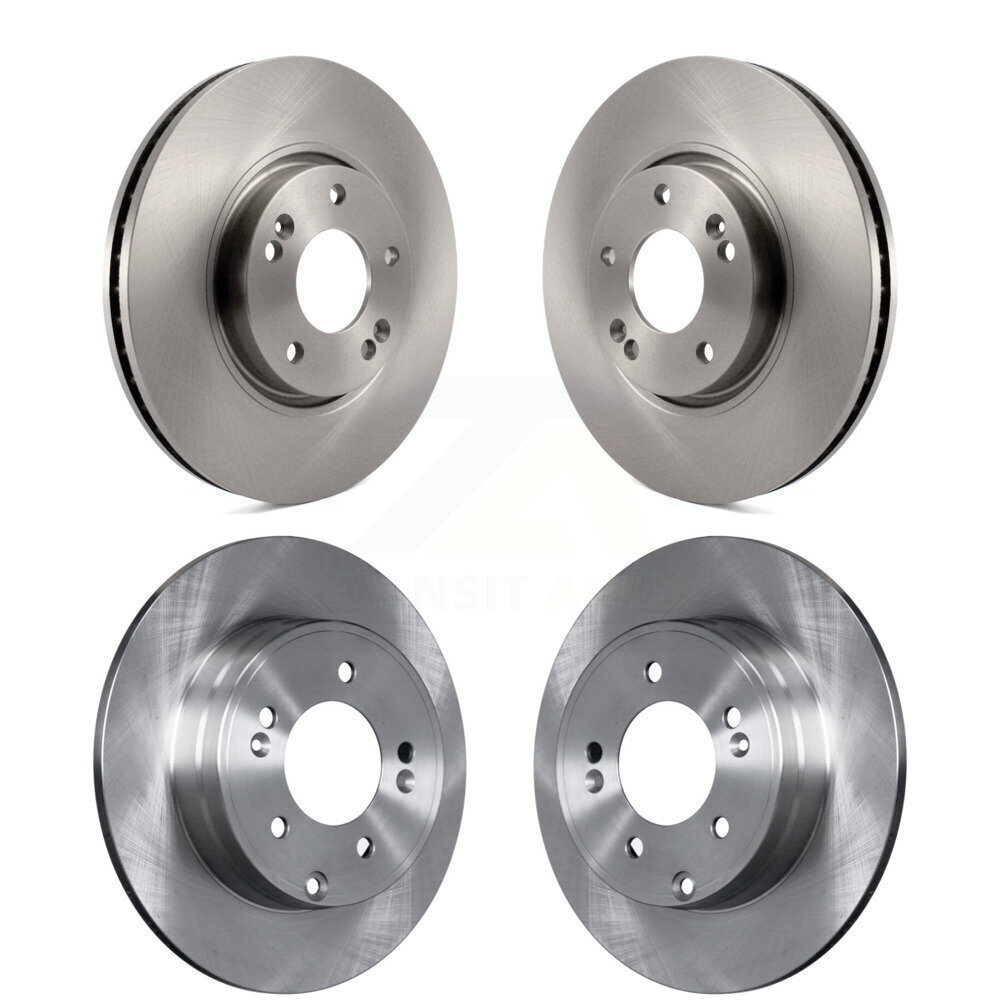 Front Rear Disc Brake Rotors Kit For Hyundai Sonata Kia Optima K8-101446