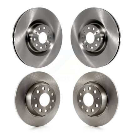 Front Rear Brake Rotors Kit For 2006-2007 Volkswagen Passat FWD with Naturally Aspirated K8-101460