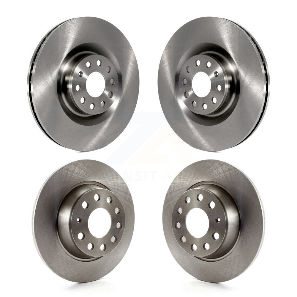 Front Rear Brake Rotors Kit For 2006-2007 Volkswagen Passat FWD with Naturally Aspirated K8-101460