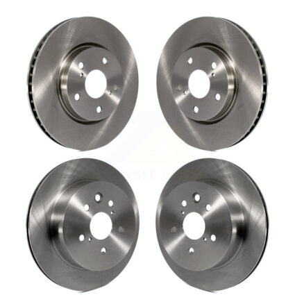 Front Rear Brake Rotors Kit For 2010-2013 Lexus IS250 C Vehicles Built Canadian Market K8-101472