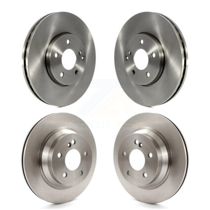 Front Rear Disc Brake Rotors Kit For 2004-2005 Mercedes-Benz E320 AWD With Vented Rotor K8-101477