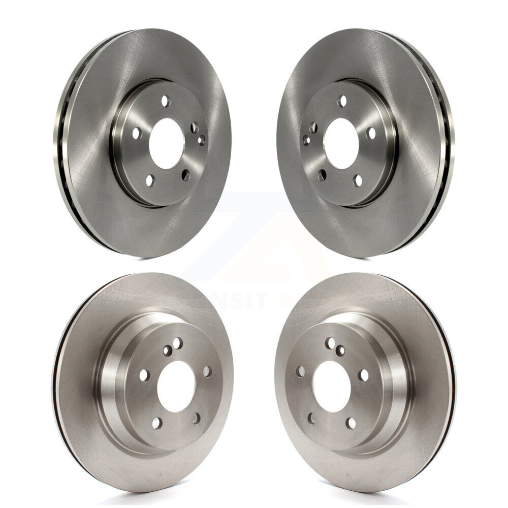 Front Rear Disc Brake Rotors Kit For 2004-2005 Mercedes-Benz E320 AWD With Vented Rotor K8-101477